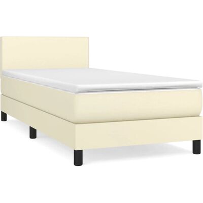VidaXL 3140989 Bett - Verstellbares Kopfteil, Taschenfeder-Matratze - Bett VidaXL 3140989 Bett - Verstellbares Kopfteil, Taschenfeder-Matratze - Bett