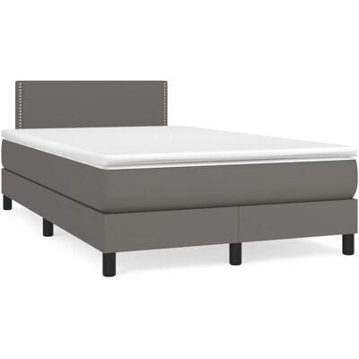 vidaXL Boxspringbett Mit Verstellbarem Kopfteil - Langlebiges Kunstleder vidaXL Boxspringbett Mit Verstellbarem Kopfteil - Langlebiges Kunstleder