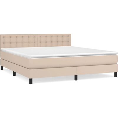 VidaXL Bett - Verstellbares Kopfteil - Taschenfederkernmatratze - Mittelfeste Unterstützung - Hautfreundliche Matratzenauflage VidaXL Bett - Verstellbares Kopfteil - Taschenfederkernmatratze - Mittelfeste Unterstützung - Hautfreundliche Matratzenauflage