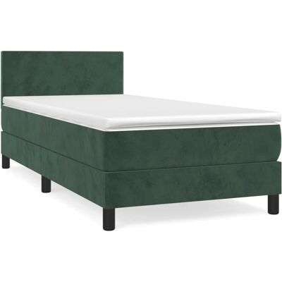 VidaXL - Modell 3141158 - Dunkelgrünes Samtbettenbett - Bett VidaXL - Modell 3141158 - Dunkelgrünes Samtbettenbett - Bett