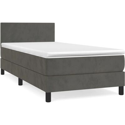 VidaXL Bett mit Samt-Topper - Bett VidaXL Bett mit Samt-Topper - Bett