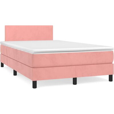 VidaXL Pink Velvet Bett mit verstellbarem Kopfteil - Bett VidaXL Pink Velvet Bett mit verstellbarem Kopfteil - Bett