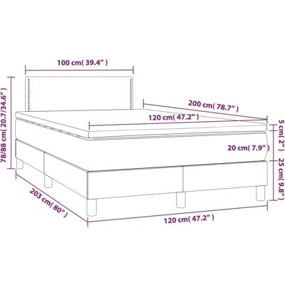 Cama box spring de terciopelo gris oscuro Maisonchic - Cama Cama box spring de terciopelo gris oscuro Maisonchic - Cama