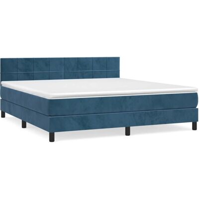 VidaXL Modell 3141315 Bett - Dunkelblau - Bett VidaXL Modell 3141315 Bett - Dunkelblau - Bett