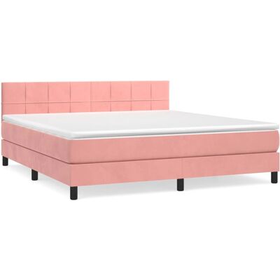 vidaXL Lit avec Matelas en Velours - Lit - Publicité vidaXL Lit avec Matelas en Velours - Lit - Publicité
