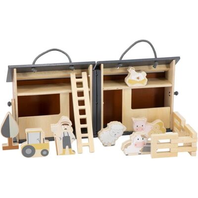 Tryco TR-353004 Inklapbare Houten Boerderij - Rollenspel Speelgoed Tryco TR-353004 Inklapbare Houten Boerderij - Rollenspel Speelgoed
