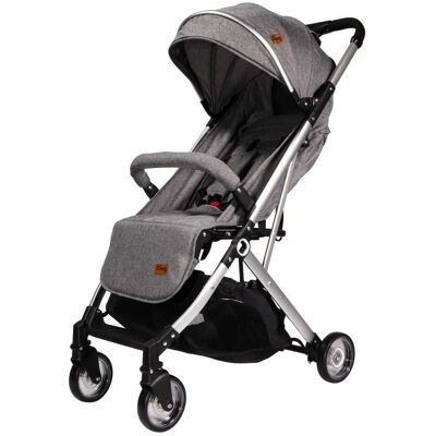 Poussette Ding Vivo Gris/Argent Pliage Compact - Landau bébé - Publicité Poussette Ding Vivo Gris/Argent Pliage Compact - Landau bébé - Publicité