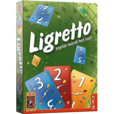 999Games Ligretto Vert - Jeu de cartes pour 2-4 joueurs 999Games Ligretto Vert - Jeu de cartes pour 2-4 joueurs