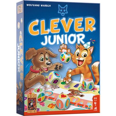 999Games Dobbelspel Clever Junior - Kleurrijk Spel voor Kids 999Games Dobbelspel Clever Junior - Kleurrijk Spel voor Kids