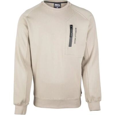 Gorilla Wear Newark Sweater - Beige - S - Sweatshirt Gorilla Wear Newark Sweater - Beige - S - Sweatshirt