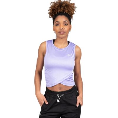 GORILLA WEAR Estelle Twisted Crop - Roxo - M - Clothing GORILLA WEAR Estelle Twisted Crop - Roxo - M - Clothing