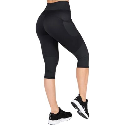 GORILLA WEAR Monroe Cropped Leggings - Sort - S GORILLA WEAR Monroe Cropped Leggings - Sort - S
