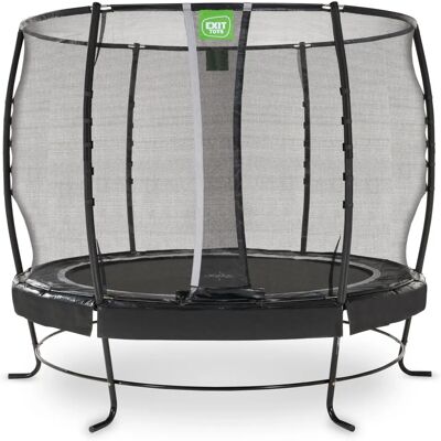 Exit Lotus Premium Rundes Gartentrampolin mit Stahlfeder - 305 cm schwarz Exit Lotus Premium Rundes Gartentrampolin mit Stahlfeder - 305 cm schwarz