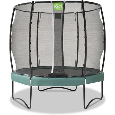 Trampolina EXIT Allure Premium - Zielony, 253cm, Na zewnątrz, Siatka bezpieczeństwa Trampolina EXIT Allure Premium - Zielony, 253cm, Na zewnątrz, Siatka bezpieczeństwa