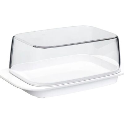 Mepal White Butter Dish - Hygienic Storage for 250g - Dishwasher Safe Mepal White Butter Dish - Hygienic Storage for 250g - Dishwasher Safe