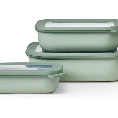 Mepal Multischüssel-Set, 3-teilig, grün - Küchenzubehör Mepal Multischüssel-Set, 3-teilig, grün - Küchenzubehör