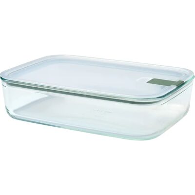 Mepal Nordic Sage Easy Clip Ovenbestendig Glazen Opbergcontainer - 1000 ml Mepal Nordic Sage Easy Clip Ovenbestendig Glazen Opbergcontainer - 1000 ml