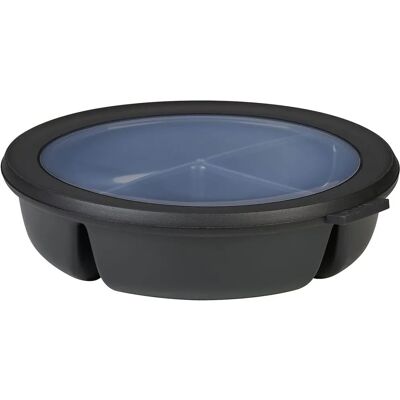 Mepal Marca Bento Modelo - Fiambrera con 3 Compartimentos - Negro Mepal Marca Bento Modelo - Fiambrera con 3 Compartimentos - Negro