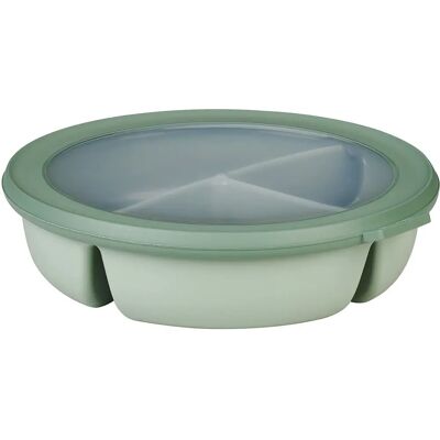 Mepal Nordic Sage Bento Bowl - 3 Compartiments - Plastique sans BPA - Publicité Mepal Nordic Sage Bento Bowl - 3 Compartiments - Plastique sans BPA - Publicité