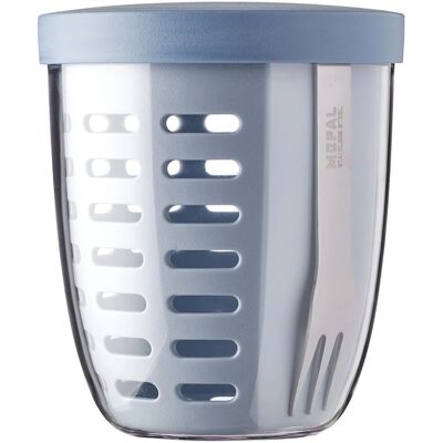 Mepal Ellipse Fruit & Veggie Pot 600ml - Portable, Dishwasher Safe Mepal Ellipse Fruit & Veggie Pot 600ml - Portable, Dishwasher Safe