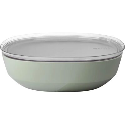 Mepal Bol de service Silueta 4000ml avec couvercle - Sage Nordique Mepal Bol de service Silueta 4000ml avec couvercle - Sage Nordique