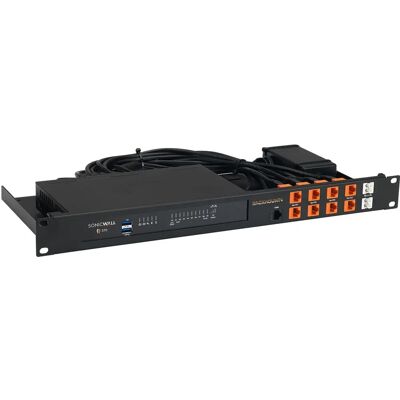 Rackmount.IT RM-SW-T9 Rack-Zubehör Montagesatz - 1U Schwarz für Sonicwall TZ570, TZ670 Rackmount.IT RM-SW-T9 Rack-Zubehör Montagesatz - 1U Schwarz für Sonicwall TZ570, TZ670