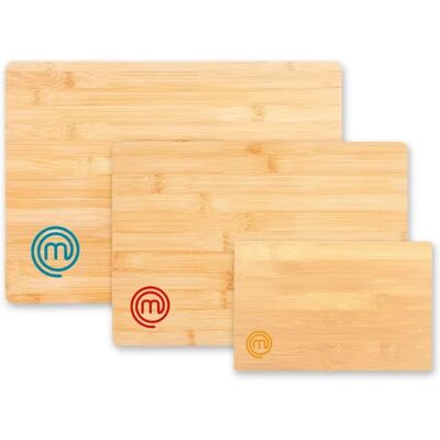 MasterChef Bambus-Schneidebrett-Set - Robust, Hygienisch, mit Saftführung MasterChef Bambus-Schneidebrett-Set - Robust, Hygienisch, mit Saftführung