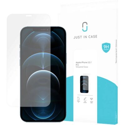 Just in Case - iPhone 12/12 Pro - 9H - 1 Stk - Displayschutzfolie Just in Case - iPhone 12/12 Pro - 9H - 1 Stk - Displayschutzfolie