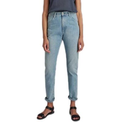 G-Star Raw Virjinya Slim Jeans - Blauw - Slim Fit - Jeans G-Star Raw Virjinya Slim Jeans - Blauw - Slim Fit - Jeans