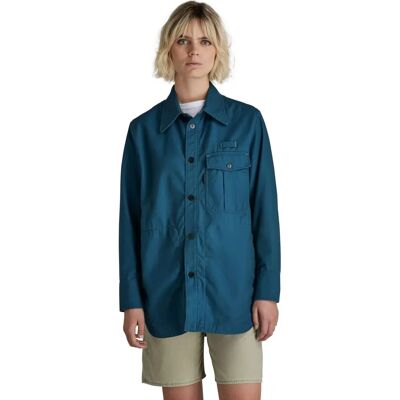 G Star Raw Chemise overshirt à col naval 2.0 - Coton marine - Taille Large G Star Raw Chemise overshirt à col naval 2.0 - Coton marine - Taille Large