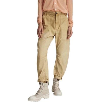 Pantalons G-Star Raw 3D Fatigue Boyfriend - Beige - Pantalons - Publicité Pantalons G-Star Raw 3D Fatigue Boyfriend - Beige - Pantalons - Publicité