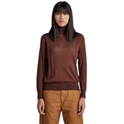 Suéter de Cuello Alto G-Star Raw Core - Algodón Marrón - Talla M Suéter de Cuello Alto G-Star Raw Core - Algodón Marrón - Talla M