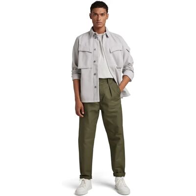 G-Star Raw Camicia Mysterious - Grigia - Unisex - Taglia L - Overshirt G-Star Raw Camicia Mysterious - Grigia - Unisex - Taglia L - Overshirt