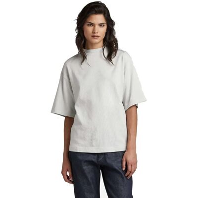 G-Star RAW Model M Luźny Krój Szara Koszulka - Ubrania G-Star RAW Model M Luźny Krój Szara Koszulka - Ubrania