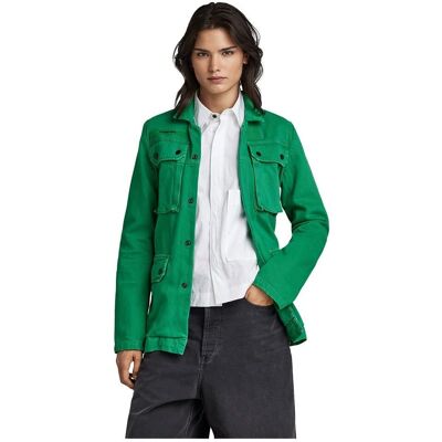 G-Star Raw Giacca di jeans 70s - Verde - Donna S - Giacca di jeans G-Star Raw Giacca di jeans 70s - Verde - Donna S - Giacca di jeans