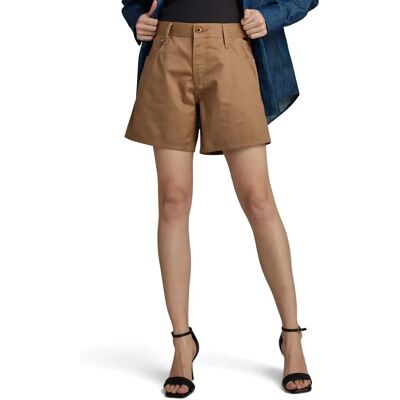 G-Star RAW Judee Shorts - Marron - Femmes 25 - Short G-Star RAW Judee Shorts - Marron - Femmes 25 - Short