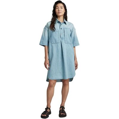G-Star Denim Klänning med Långa Ärmar (D22987-D303) blå G-Star Denim Klänning med Långa Ärmar (D22987-D303) blå