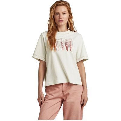 G-Star RAW Threads Graphic Boxy Top - Blu chiaro - Donna XXL - Top G-Star RAW Threads Graphic Boxy Top - Blu chiaro - Donna XXL - Top