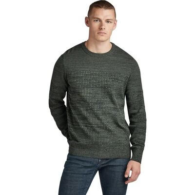 G-Star RAW 3D Biker Pull en maille - Multicolore - Homme M - Pull - Publicité G-Star RAW 3D Biker Pull en maille - Multicolore - Homme M - Pull - Publicité