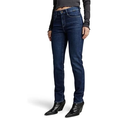 G-Star RAW Ace 2.0 Slim Straight Jeans - Bleu foncé - Femmes 23-30 G-Star RAW Ace 2.0 Slim Straight Jeans - Bleu foncé - Femmes 23-30