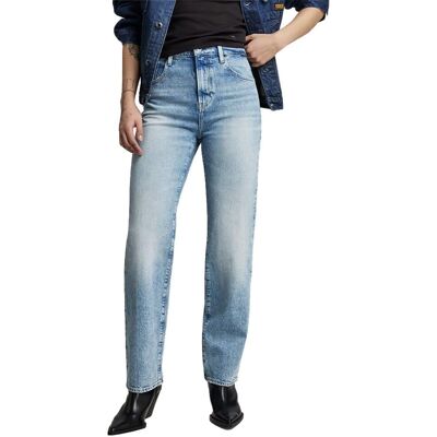 Jean Viktoria droite haute G-Star RAW - Bleu clair - Femmes 25-32 Jean Viktoria droite haute G-Star RAW - Bleu clair - Femmes 25-32