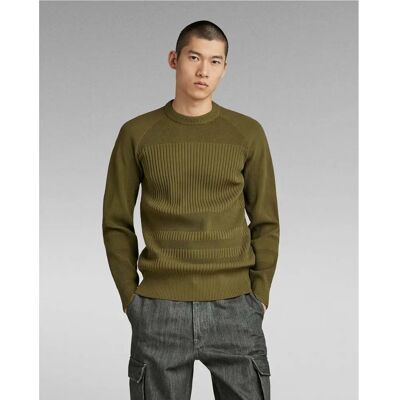 G-Star RAW Pull en maille Engineered - Vert - XL - Pull - Publicité G-Star RAW Pull en maille Engineered - Vert - XL - Pull - Publicité