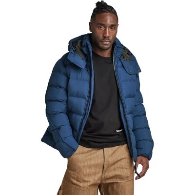 Veste à capuche matelassée G-Whistler de G-Star Raw - Marine - Taille S - Publicité Veste à capuche matelassée G-Whistler de G-Star Raw - Marine - Taille S - Publicité