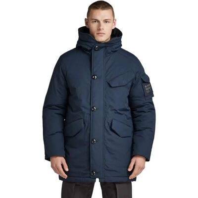 G-Star RAW Vodan vadderad huvvärmad parkas - Mörkblå - Herr XL G-Star RAW Vodan vadderad huvvärmad parkas - Mörkblå - Herr XL