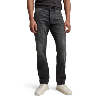 G-Star Mosa Straight Fit Jeans (D23692-B479) - porté en noir G-Star Mosa Straight Fit Jeans (D23692-B479) - porté en noir