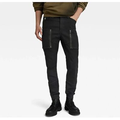 Pantalons Cargo Skinny Zip Pocket 3D - Noir - Hommes - Publicité Pantalons Cargo Skinny Zip Pocket 3D - Noir - Hommes - Publicité