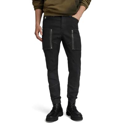 G-Star RAW Zip Pocket 3D Skinny Cargo Broeken - Zwart - Mannen G-Star RAW Zip Pocket 3D Skinny Cargo Broeken - Zwart - Mannen