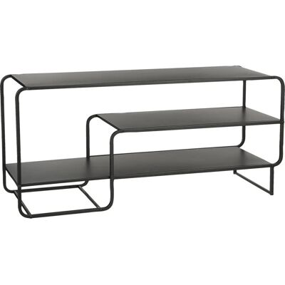 Mica Decorations Jules Salontafel - 3 Niveaus, Zwart, 110x38x50 cm Mica Decorations Jules Salontafel - 3 Niveaus, Zwart, 110x38x50 cm