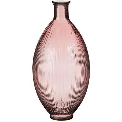 Mica Decorations Vaso Firenza - Verre Recyclé - Rose Clair - Vase - Publicité Mica Decorations Vaso Firenza - Verre Recyclé - Rose Clair - Vase - Publicité