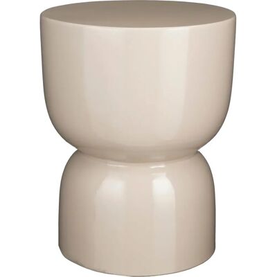 Mica Decorations Beige Cement Bijzettafel - 35x35x45 cm Mica Decorations Beige Cement Bijzettafel - 35x35x45 cm